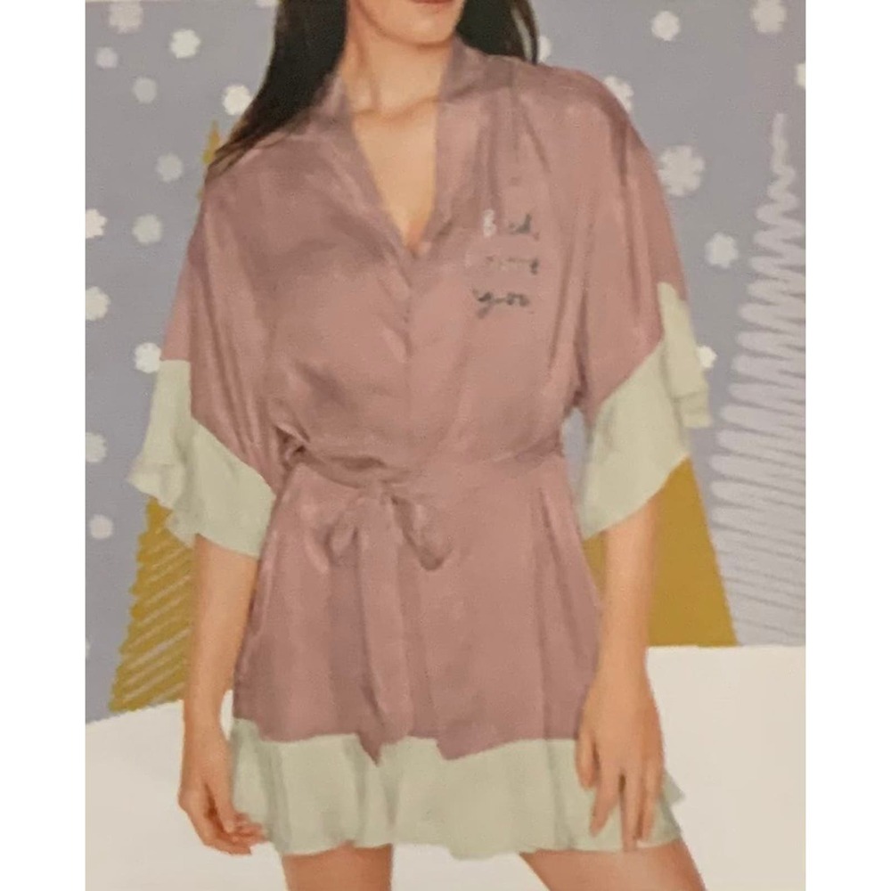 Viola Vann Faux Silk Robe‎